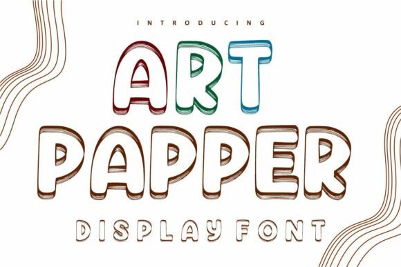 Art Papper: Elevating Design with a Playful 3D Paper Aesthetic