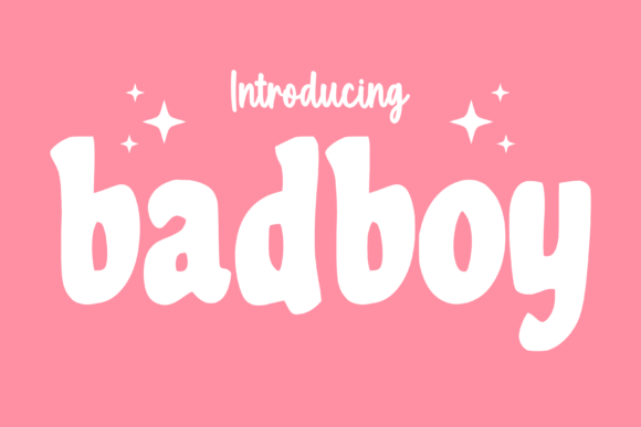 Badboy: The Retro-Bold Typeface for Whimsical Design