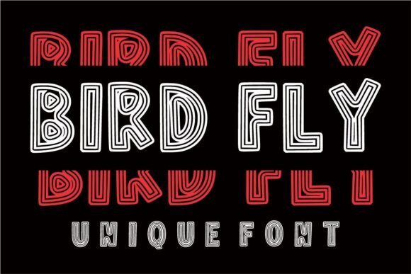 Bird Fly: A Bold Retro Display Font for Modern Design