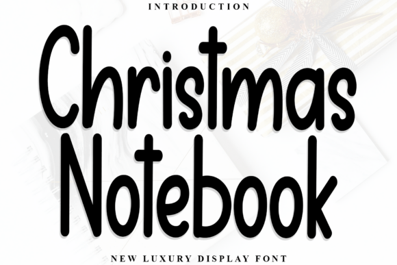 Christmas Notebook: A Versatile Typography Solution for Festive Design