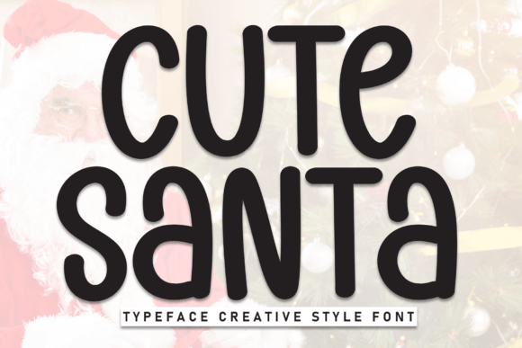 Cute Santa: The Handwritten Display Font That Brings Whimsy to Your Designs