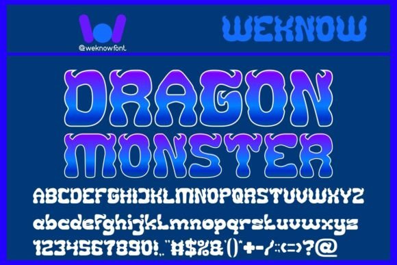 Dragon Monster: Igniting Brand Identity with Fiery Typography