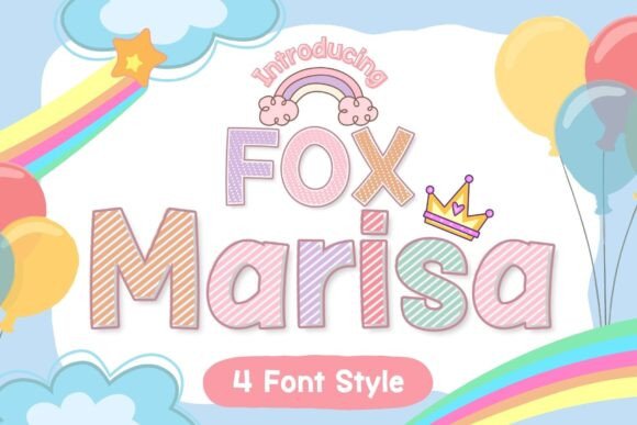 Fox Marisa: A Playful 4-Style Display Font