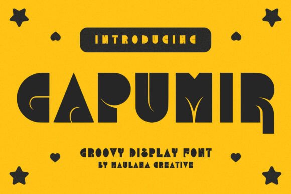 Gapumir: Evaluating the Fit of a Groovy Display Font for Modern Retro Design