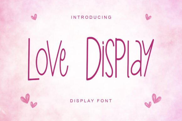 Love Display: Elevating Visual Communication with Romantic Typography