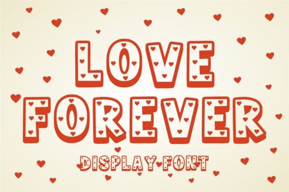 Love Forever: Elevating Design with Playful and Bouncy Romantic Typography