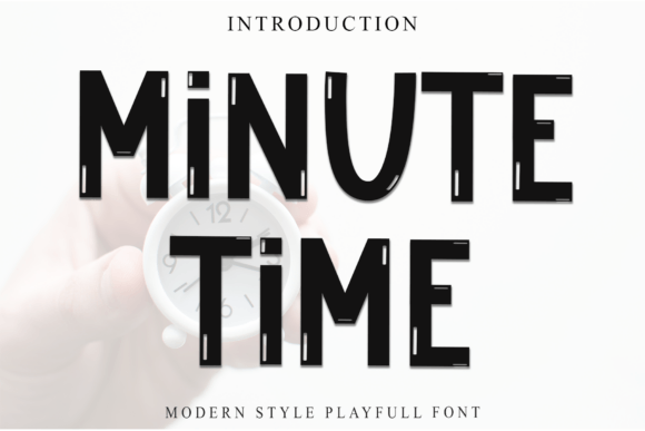 Minute Time: Integrating a Bold Display Font into Modern Design Workflows