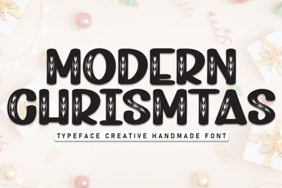 Modern Christmas Design: Infusing Joy with the Charm of Handwritten Display Fonts