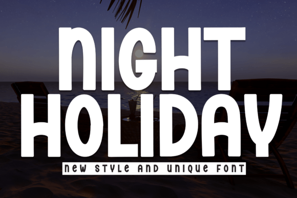 Night Holiday Font Guide