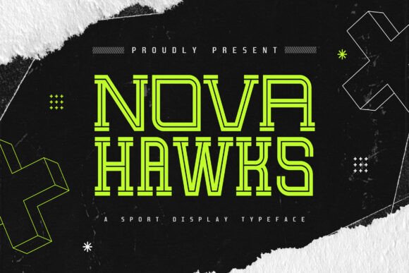 Nova Hawks: The Bold Typography Choice for Modern Sports Branding