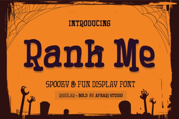 Rank Me: A Playful Font for Bold Designs