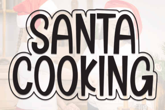 Santa Cooking: Bringing Handwritten Warmth to Your Holiday Designs