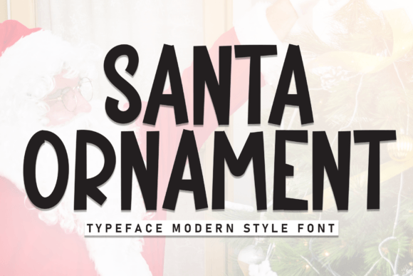 Santa Ornament: Whimsical Holiday Design