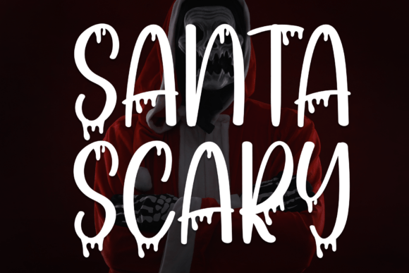 Santa Scary: A Festive Typography Solution for Creative Projects