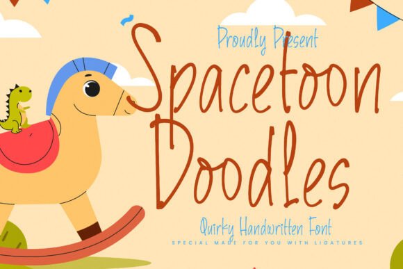 Spacetoon Doodles: Elevating Brand Identity with Quirky Handwritten Typography