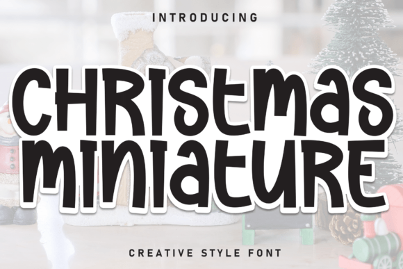 Strategic Typography: Leveraging Christmas Miniature for Festive Brand Impact