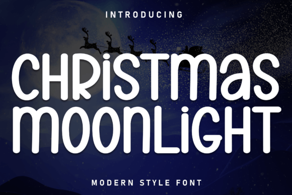 Strategic Typography: Leveraging Christmas Moonlight for Holiday Brand Impact