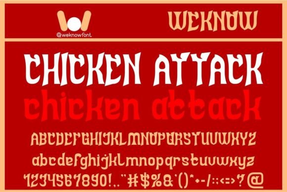 Unveiling Chicken Attack: How to Master This Bold, Multifaceted Display Typeface