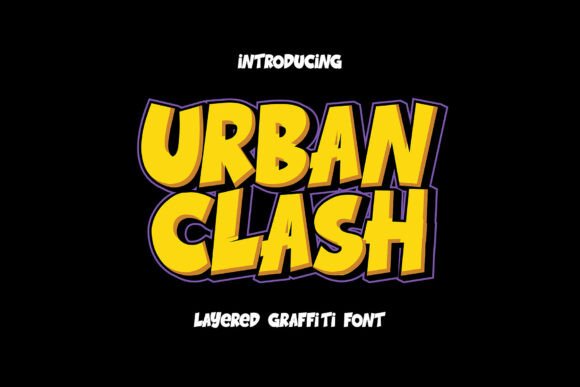 Urban Clash: Bold 3D Graffiti Typography