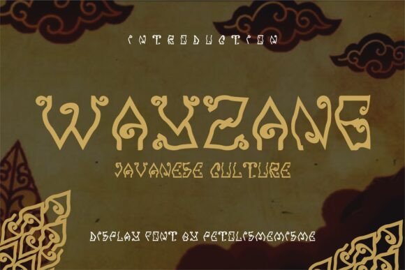 Wayzang: Bridging Indonesian Heritage and Modern Typography