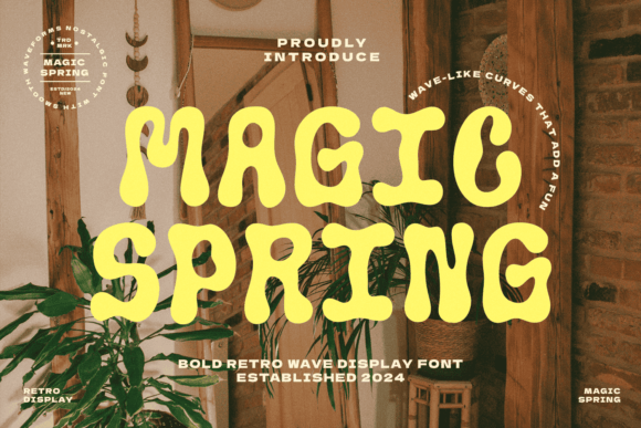 Why Magic Spring Is the Perfect Retro Display Font