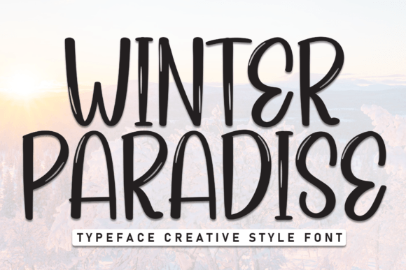 Winter Paradise: Embracing the Warmth and Whimsy of Handwritten Typography in Design