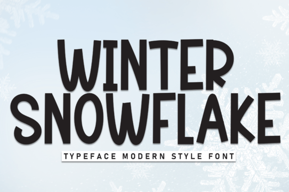 Winter Snowflake: A Charming Handwritten Font