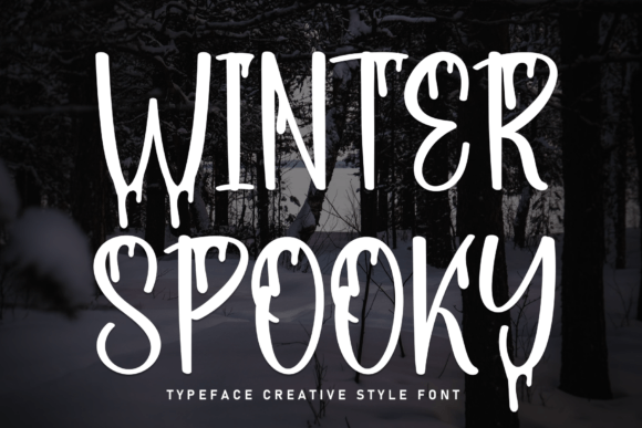 Winter Spooky: A Playful Typography Gem