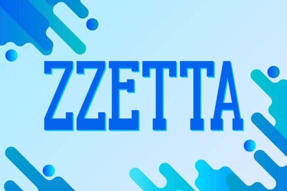 Zzetta: A Stylish Display Font for Impactful Visual Communication